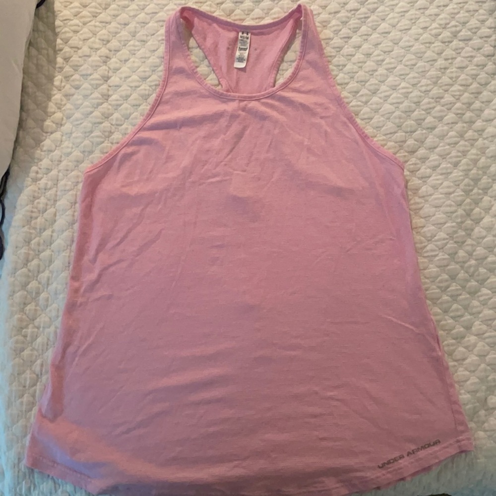 Under Armor Pink Racer Back Tank